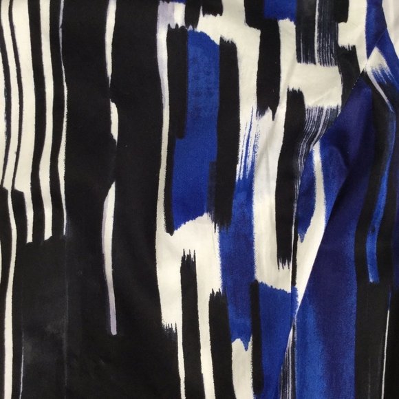 Ellen Tracy Sleeveless Graphic Print Dress Sz 10 - Picture 9 of 10